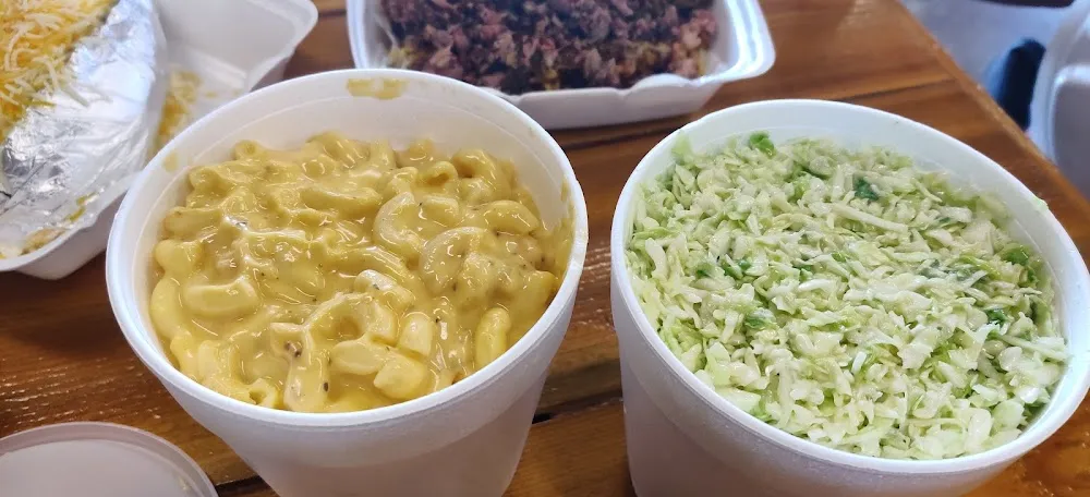 Mac and Cheese and Cole Slaw